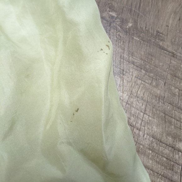 New York & Company Light Green 100% Silk A-line Skirt Size XS - Picture 8 of 8